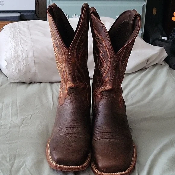 Durango Men's Brown Leather Cowboy Boots , Size 12 - Picture 2 of 4
